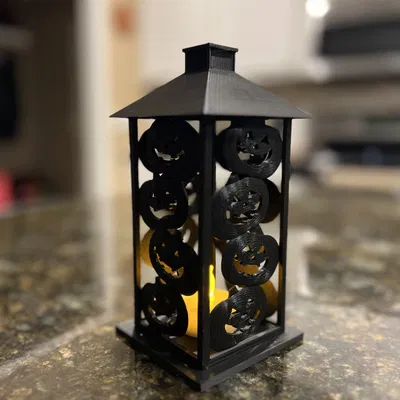 Đèn lồng bí ngô xếp chồng kiểu dáng mới