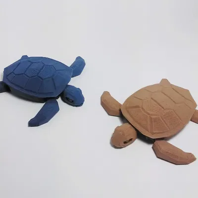 Rùa biển linh hoạt với kích thước 10.3 cm