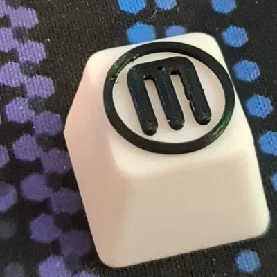 Núm phím MakerBot in màu trắng và đen