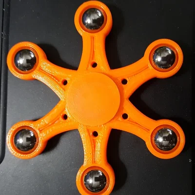 Spinner xoay 6 bi có vòng bi 608 ở giữa