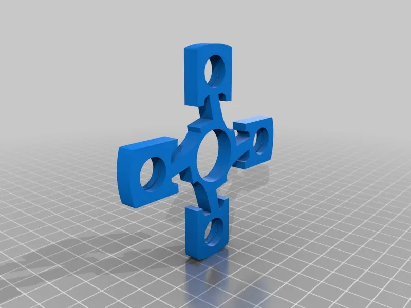 Bộ quay fidget bốn piston giống động cơ 3D - Image 1