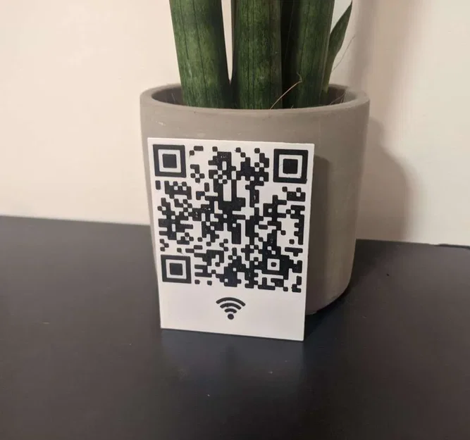Thẻ QR Wi-Fi có thể quét được, tùy chỉnh hoàn toàn - Image 1