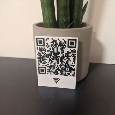 Thẻ QR Wi-Fi có thể quét được, tùy chỉnh hoàn toàn
