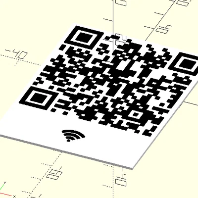 Thẻ QR Wi-Fi có thể quét được, tùy chỉnh hoàn toàn