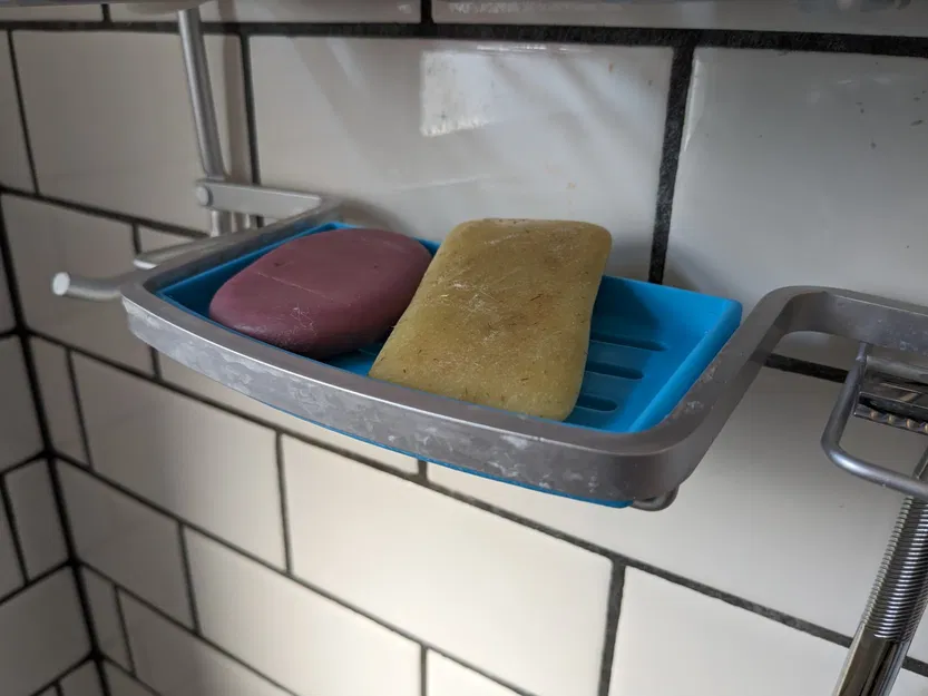 Đĩa xà phòng thiết kế đơn giản cho caddy tắm - Image 3