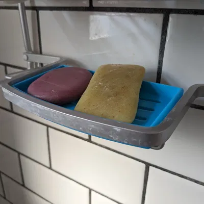 Đĩa xà phòng thiết kế đơn giản cho caddy tắm