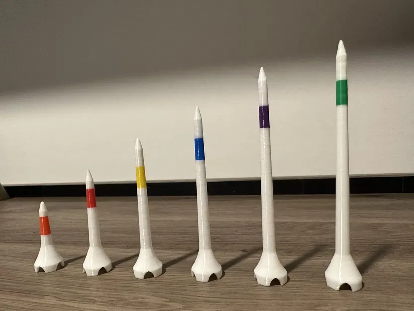 Cọc golf 6 kích thước với màu sắc đơn hoặc đôi - Image 3