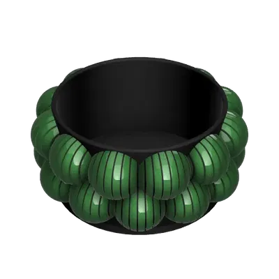 Bát blob với những quả bóng nhô ra khỏi thành