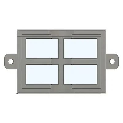 Giá đỡ khắc laser cho miếng da (3"x2")
