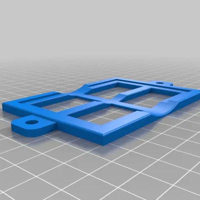 Giá đỡ khắc laser cho miếng da (3"x2")