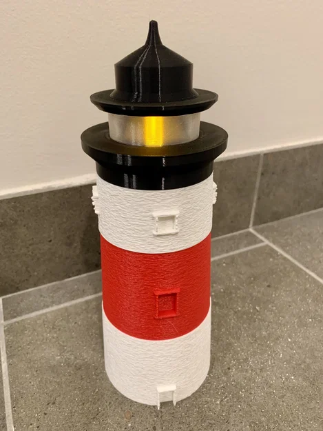 Mô hình đèn hải đăng có chỗ để nến trà - Image 1