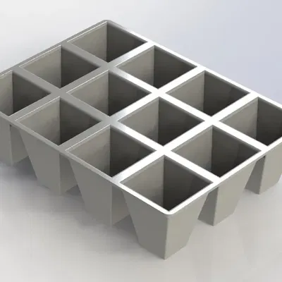 Máy ươm hạt với dung tích 12 cây trồng