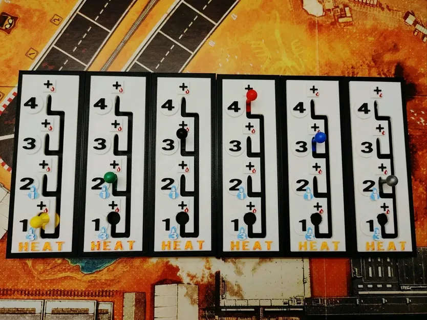 Hộp chuyển số cho trò chơi bàn Heat - Image 1