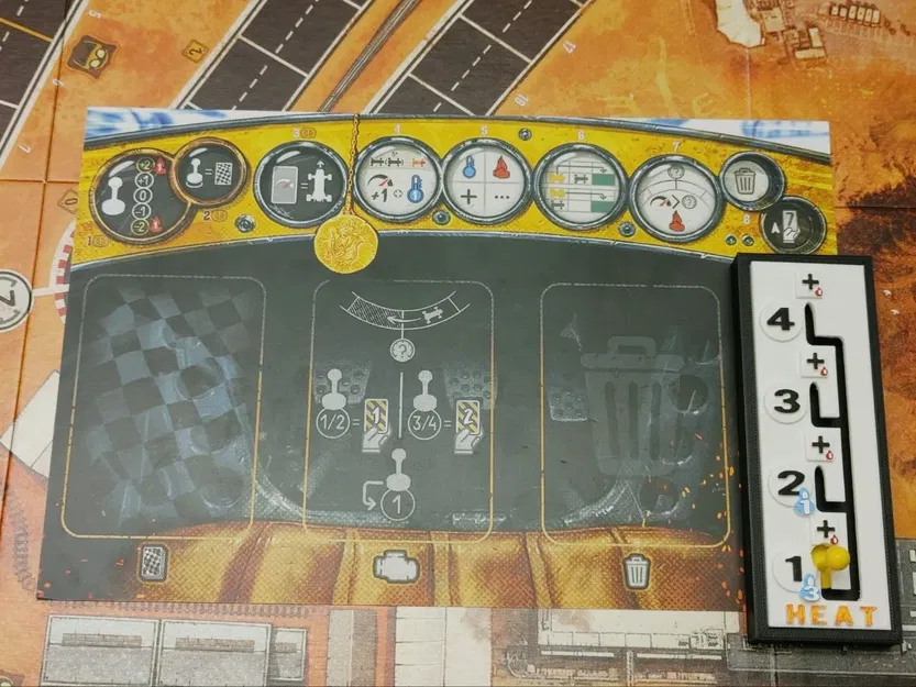 Hộp chuyển số cho trò chơi bàn Heat - Image 2