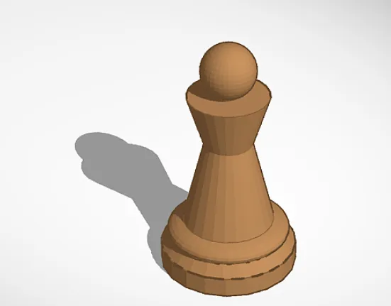 Tốt đẹp cờ vua tốt trong Tinkercad - Image 1