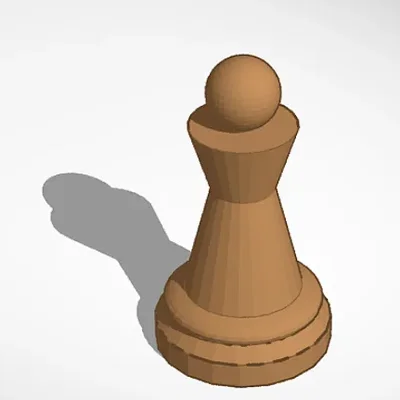 Tốt đẹp cờ vua tốt trong Tinkercad