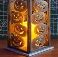 Đèn lồng bí ngô xếp chồng trang trí Halloween - Thumbnail 1