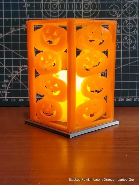 Đèn lồng bí ngô xếp chồng trang trí Halloween - Image 2