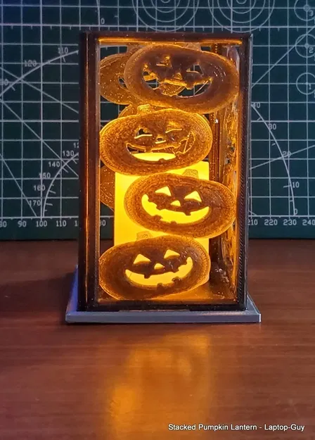 Đèn lồng bí ngô xếp chồng trang trí Halloween - Image 3