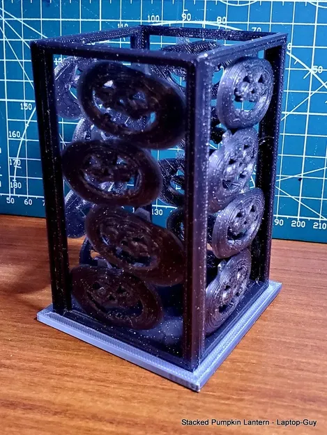 Đèn lồng bí ngô xếp chồng trang trí Halloween - Image 5