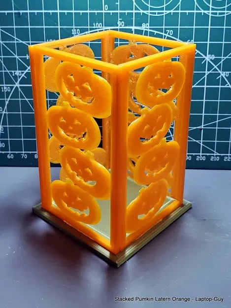 Đèn lồng bí ngô xếp chồng trang trí Halloween - Image 6