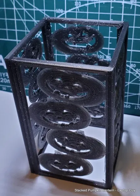 Đèn lồng bí ngô xếp chồng trang trí Halloween - Image 10