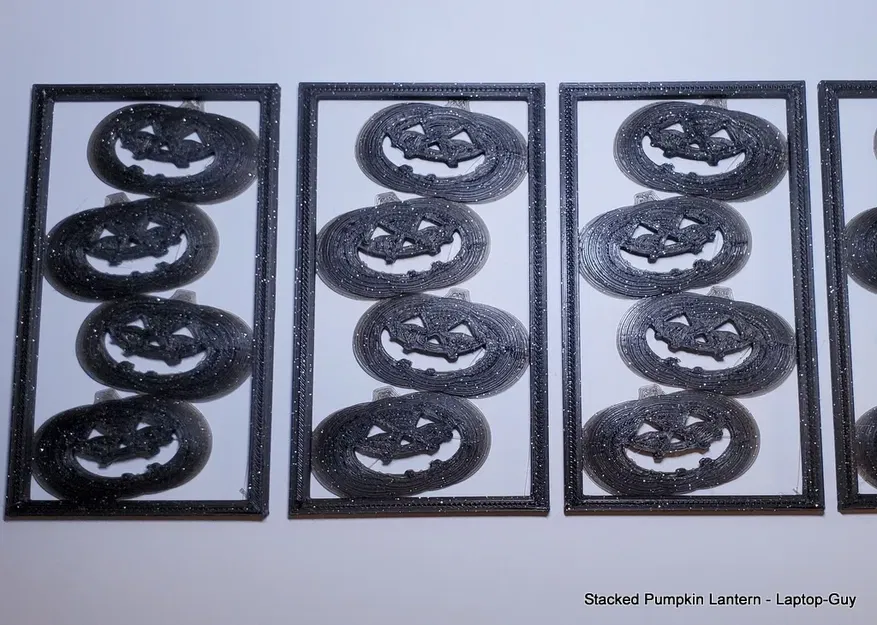 Đèn lồng bí ngô xếp chồng trang trí Halloween - Image 11