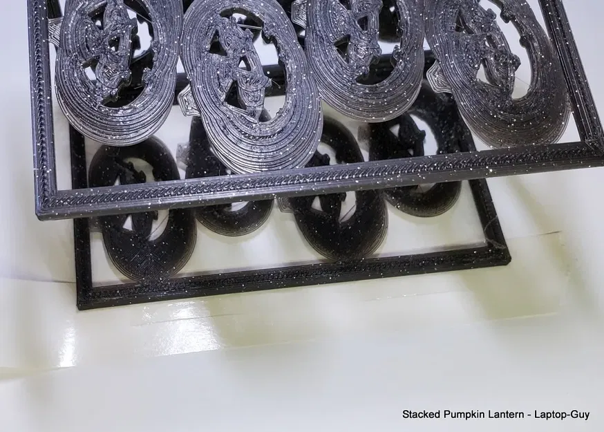 Đèn lồng bí ngô xếp chồng trang trí Halloween - Image 16