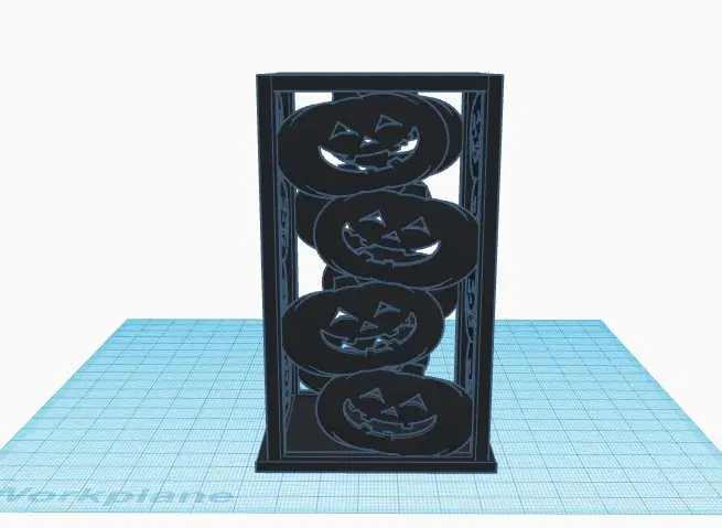 Đèn lồng bí ngô xếp chồng trang trí Halloween - Image 17