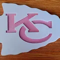 Biểu tượng tường Kansas City Chiefs với thiết kế mô-đun - Thumbnail 2