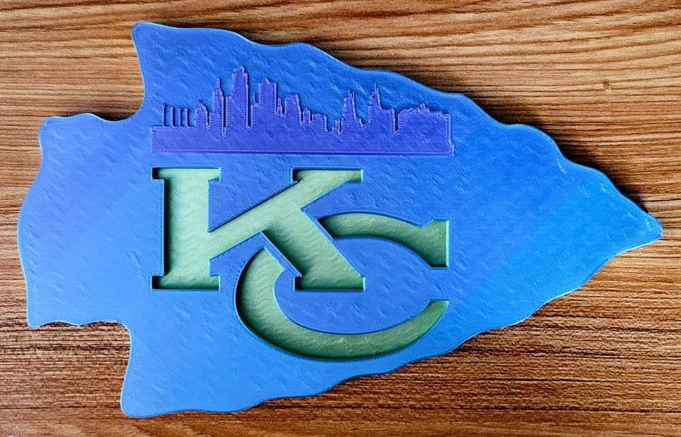 Biểu tượng tường Kansas City Chiefs với thiết kế mô-đun - Image 3