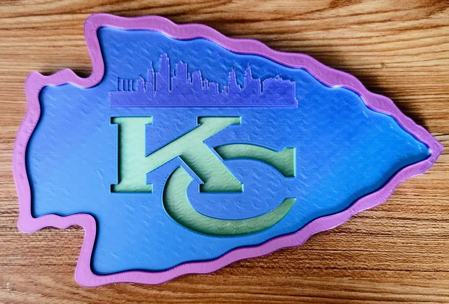 Biểu tượng tường Kansas City Chiefs với thiết kế mô-đun - Image 4