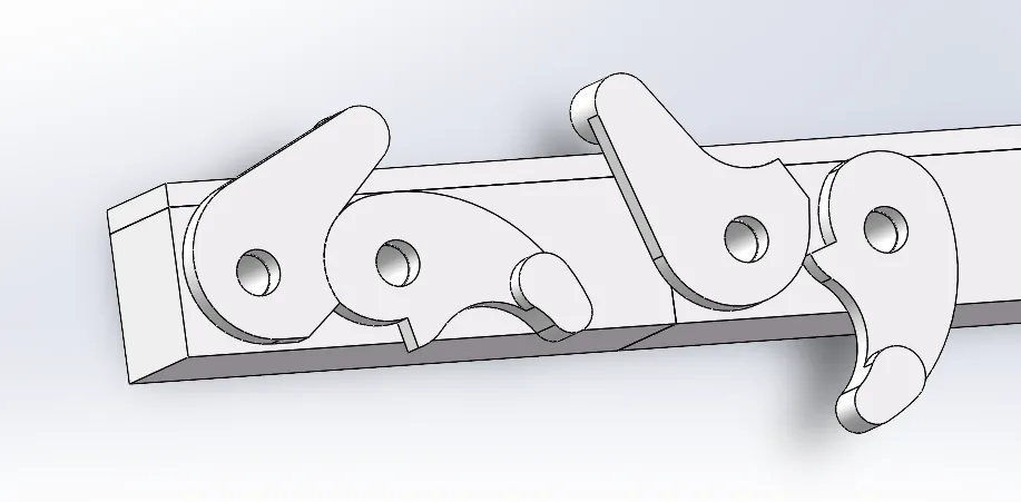 Bộ phụ kiện tháo lắp nhanh mặt sau ECO810 - Image 1