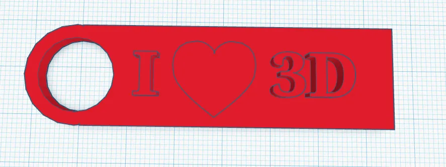 Móc khóa 3D độc đáo cho người yêu in 3D - Image 1