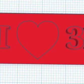 Móc khóa 3D độc đáo cho người yêu in 3D