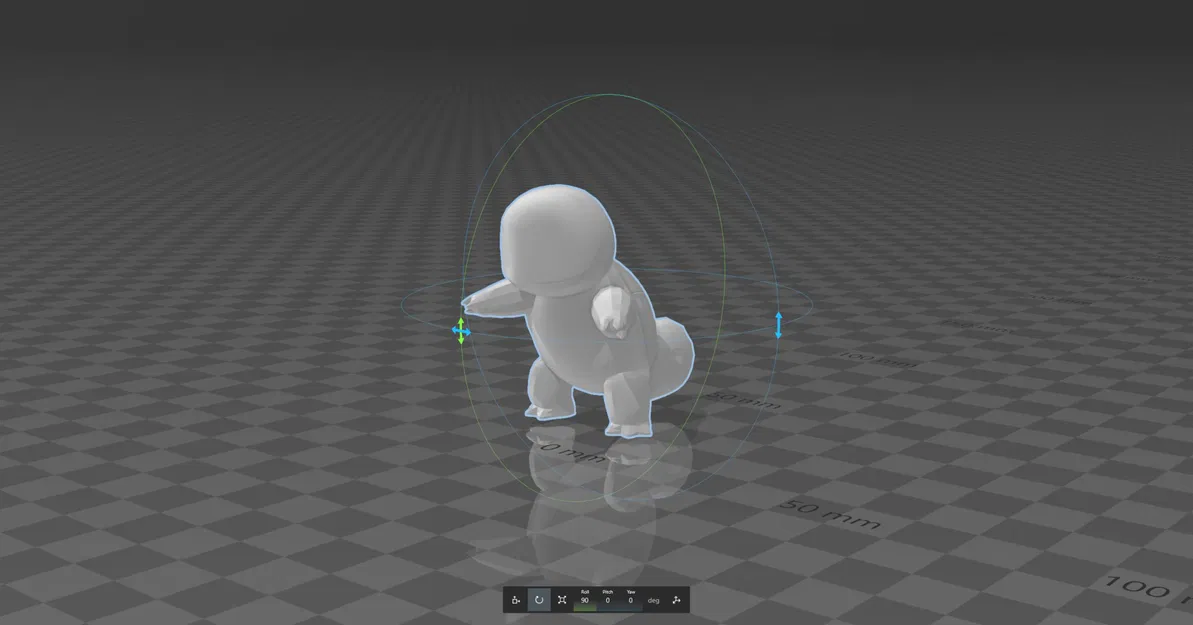 Mô hình Squirtle từ trò chơi Pokemon X/Y - Image 1