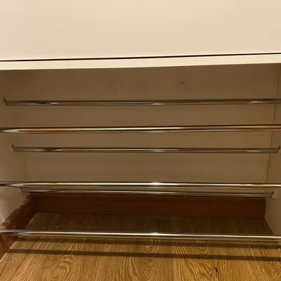 Giá đỡ giày tổ chức với ống mạ chrome 16mm