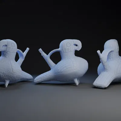 Bình thổi Nazca với thiết kế độc đáo và nghệ thuật