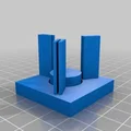 Giá đỡ cánh cho mô hình tên lửa Mach 1 BT20 với đầu hình elip - Thumbnail 1