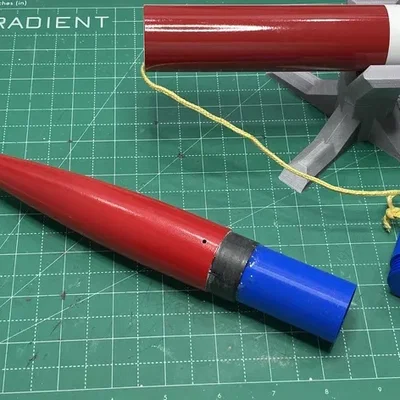 Giá đỡ tải và cánh cho tên lửa Mach1 BT55 Saberhawk