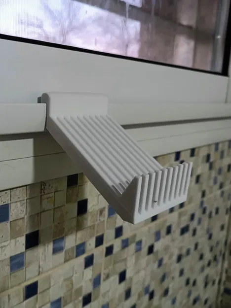 Giá đỡ xà phòng cho khung cửa sổ bằng nhôm - Image 1