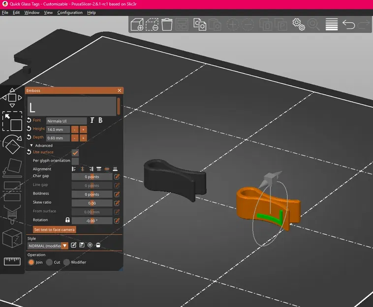 Thẻ thủy tinh tùy chỉnh cho khách mời trong PRUSA Slicer - Image 3