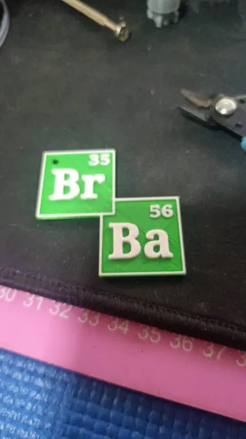 Móc khóa Breaking Bad in 3D với màu sắc tùy chỉnh - Image 1