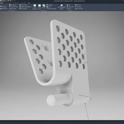 Móc treo ví và chìa khóa (móc treo cho chìa khóa) + lỗ vít + ví lớn