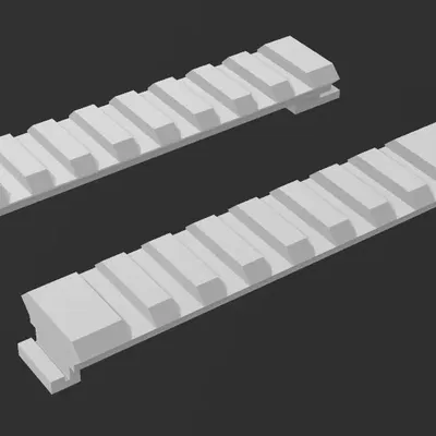 Cố định thanh Picatinny cho Nerf Motoblitz