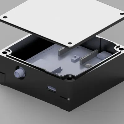 Hộp đựng Ardusimple simpleRTK2B với nắp in 3D