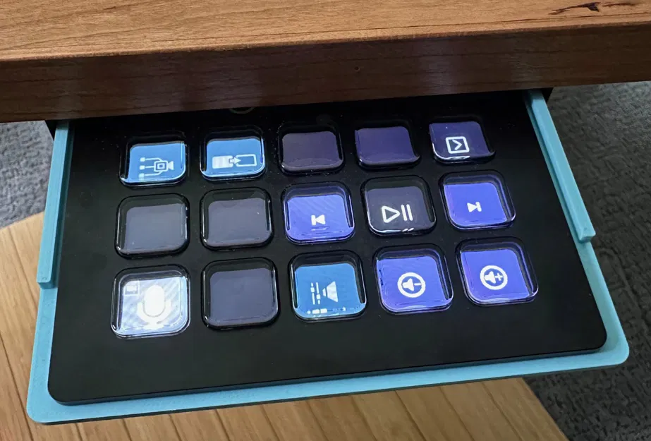 Ngăn kéo bàn cho Streamdeck gắn dưới mặt bàn - Image 1
