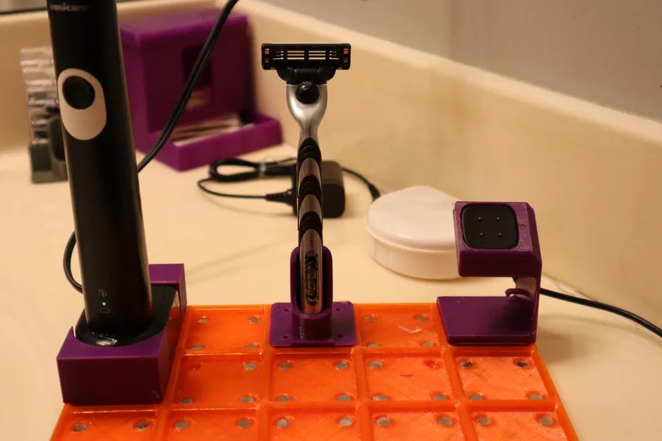 Giá đỡ dao cạo Gillette kiểu Gridfinity - Image 2