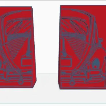 Giá đỡ sách VW Bug độc đáo và chắc chắn