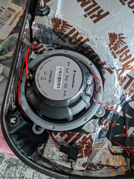 Giá đỡ loa cho BMW E46 convertible/coupe (165mm + 44mm) - Image 9